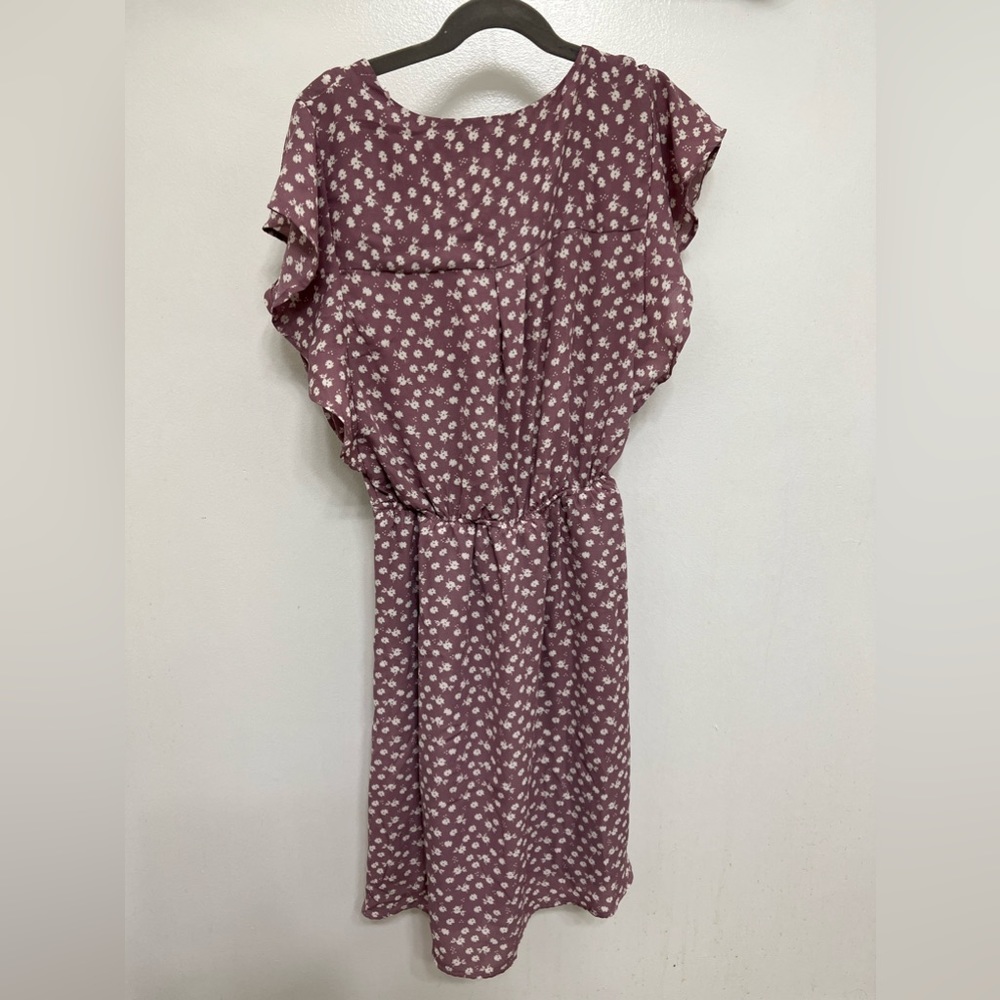 Women’s white and purple dress